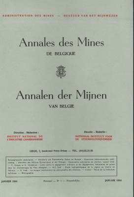 voorpagina 1964_01 Annales des mines de Belgique.jpg