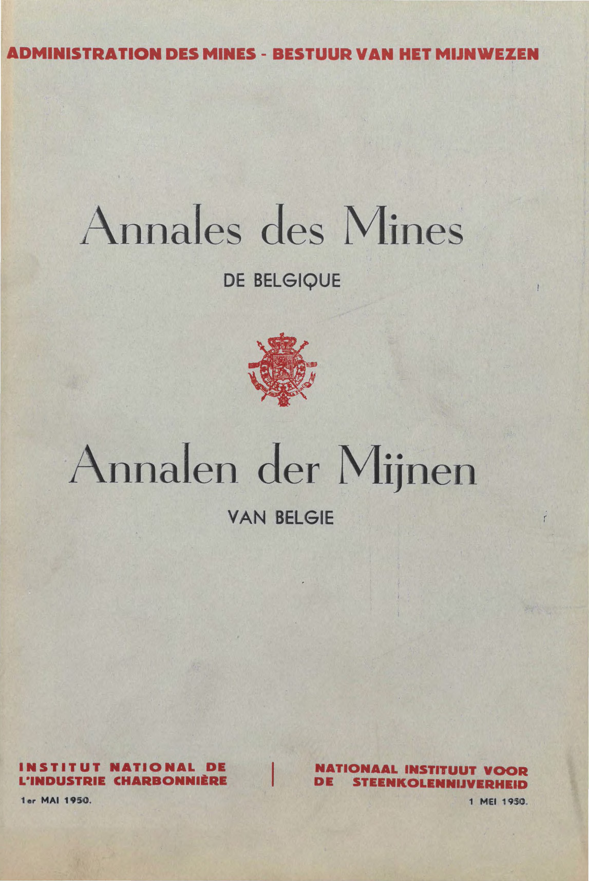 voorpagina 1950-03  Annales des Mines de Belgique.jpg