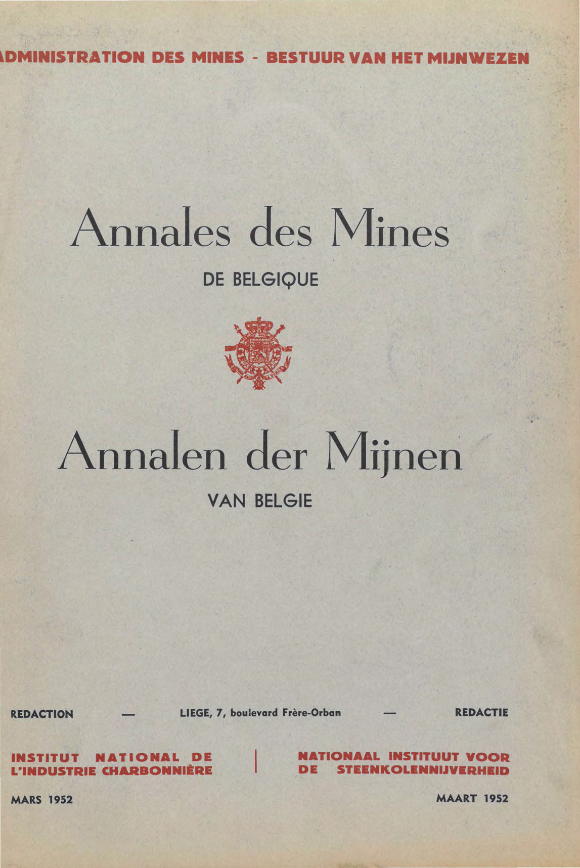 voorpagina 1952 02  Annales des Mines de Belgique.jpg