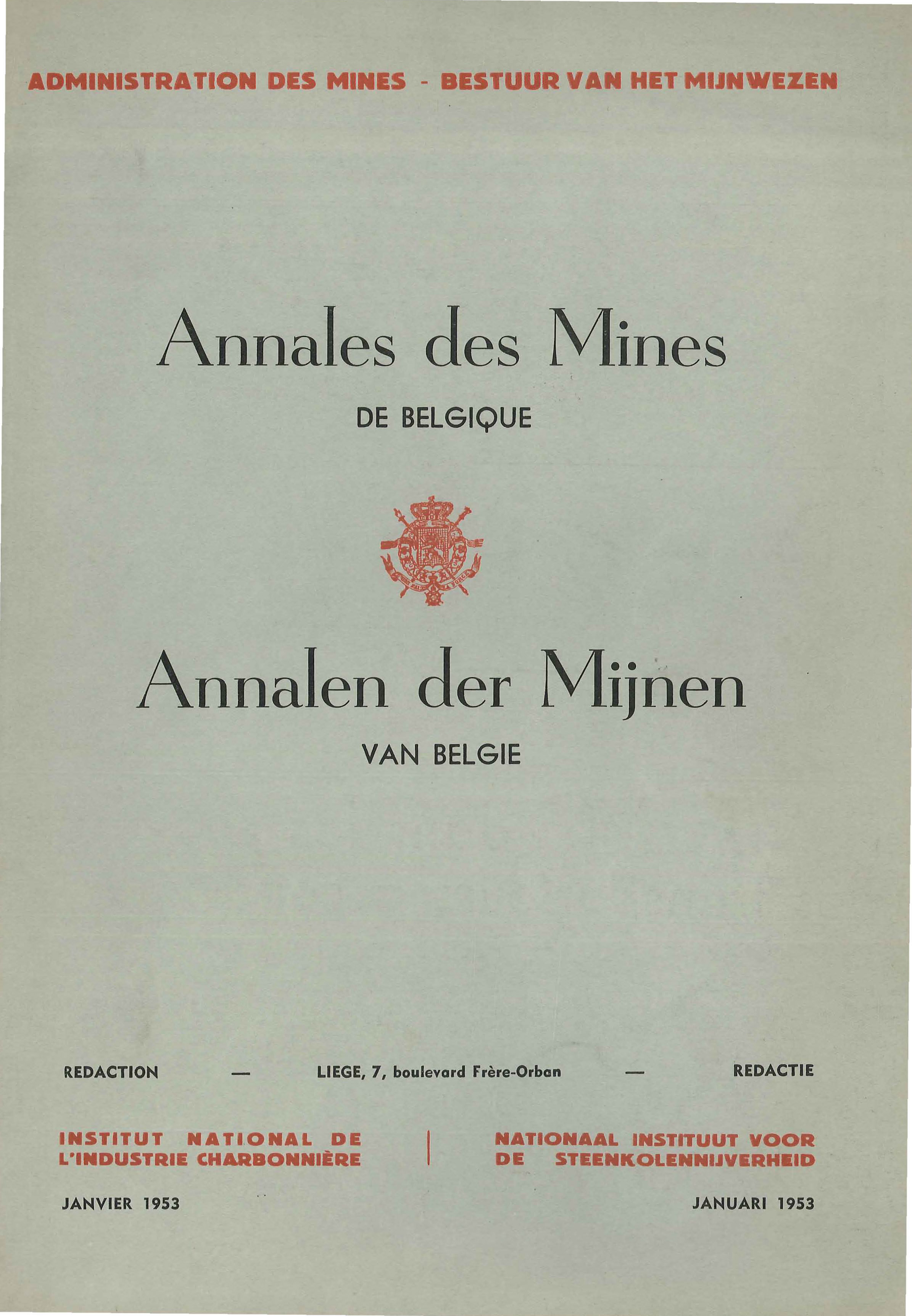 voorpagina 1953 01  Annales des Mines de Belgique.jpg