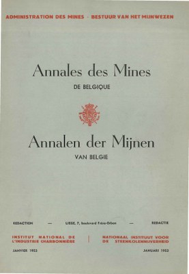 voorpagina 1953 01  Annales des Mines de Belgique.jpg