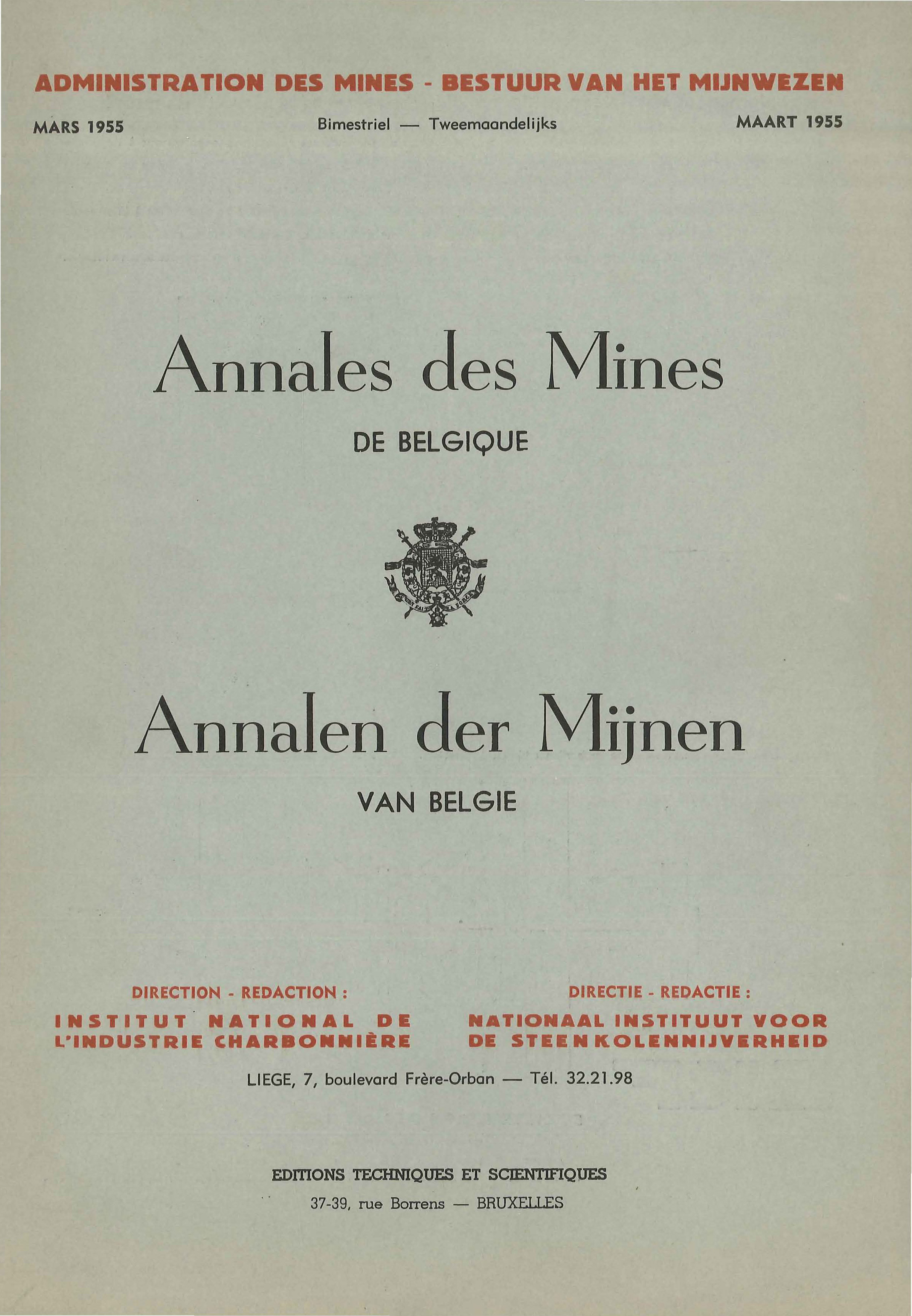 voorpagina 1955 02  Annales des Mines de Belgique.jpg