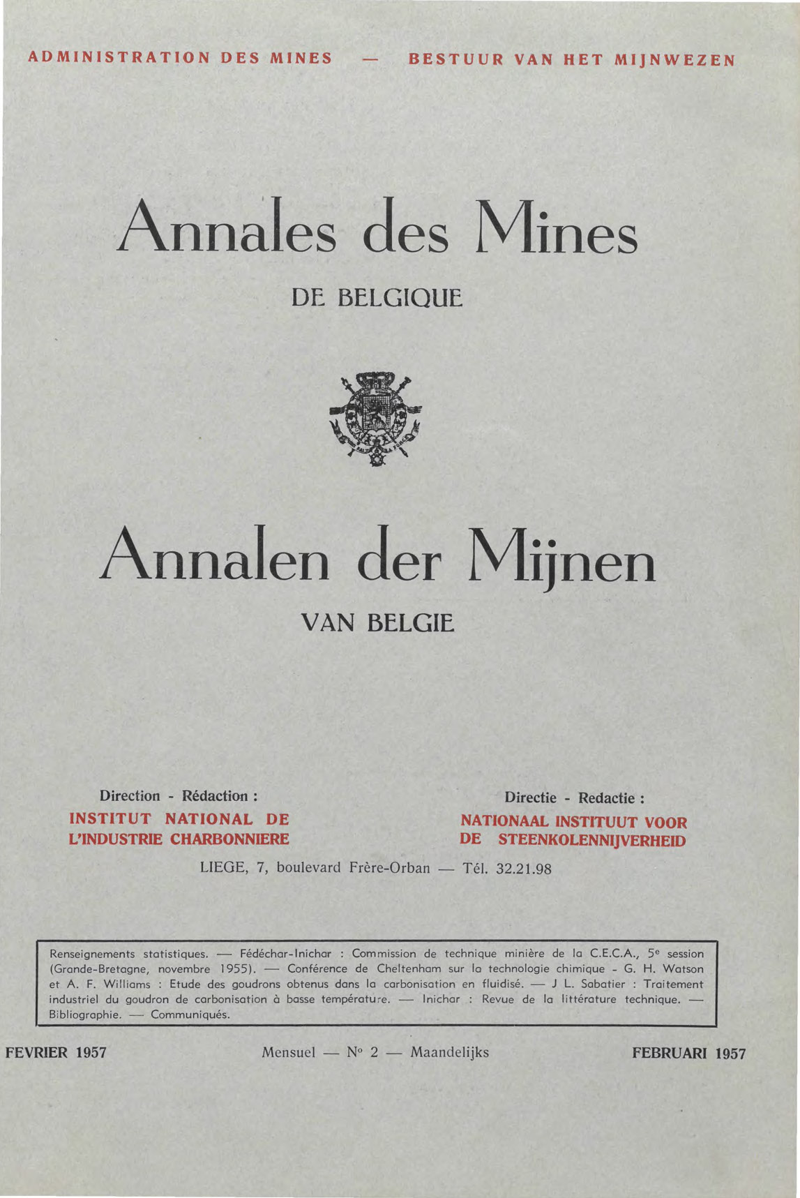 voorpagina 1957_02 Annales des Mines de Belgique.jpg