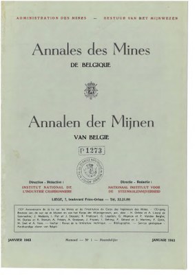 voorpagina 1963_1 Annales des mines de Belgique.jpg