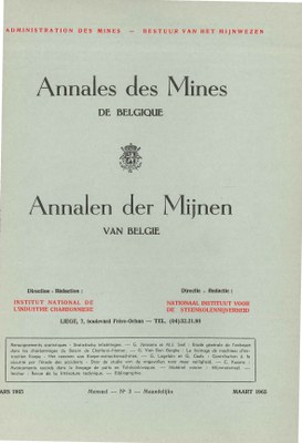 voorpagina 1965 03  Annales des Mines de Belgique.jpg