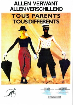 Voorpag Allen verwant allen verschillend-Tous parents tous differents 1992.jpg