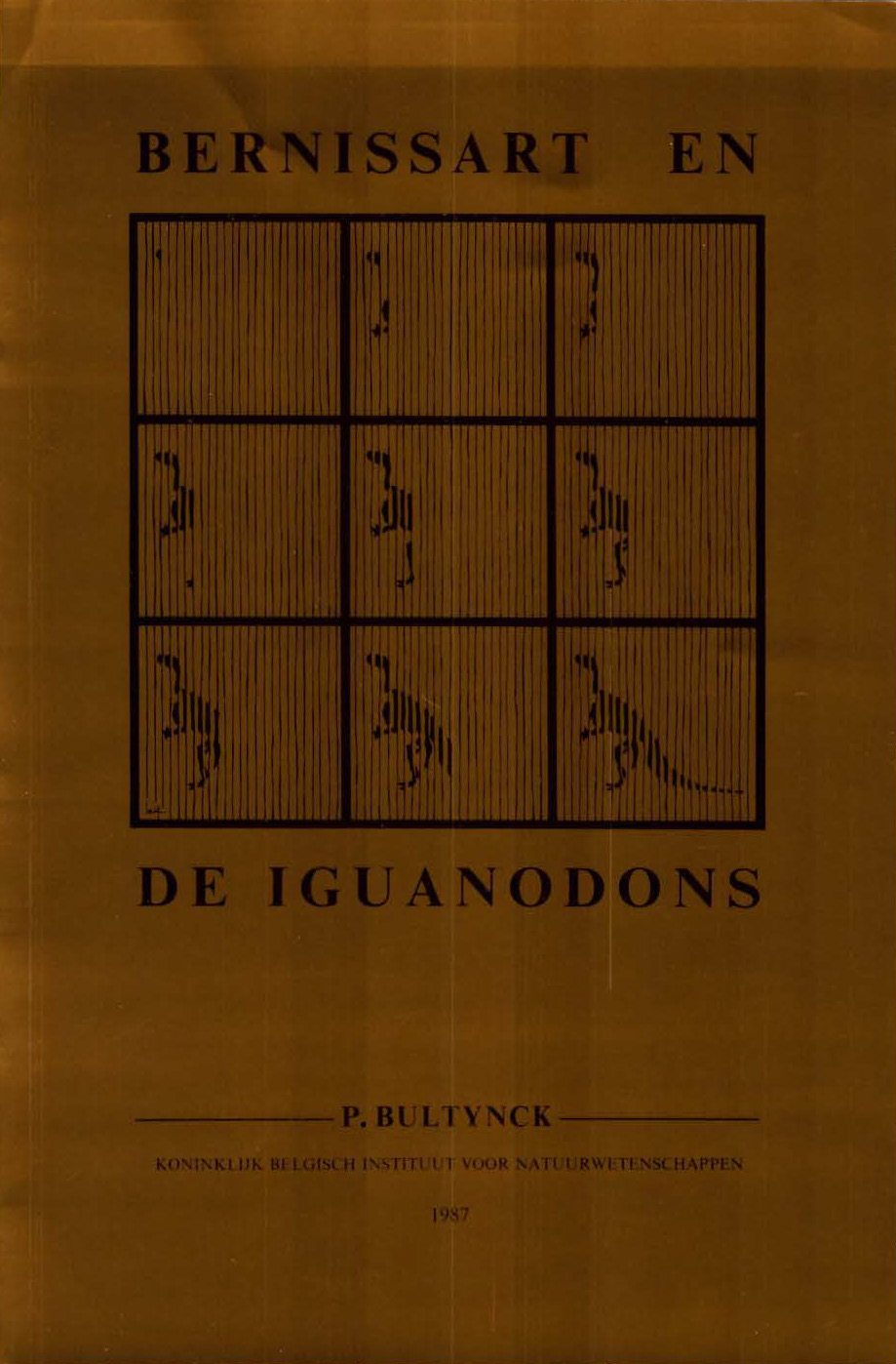 Voorpag Bernissart en de Iguanodons P. Bultynck 1987.jpg