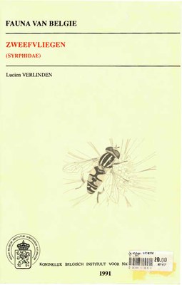 Voorpag Fauna van Belgie Zweefvliegen (Syrphidae) Lucien Verlinden 1991.jpg