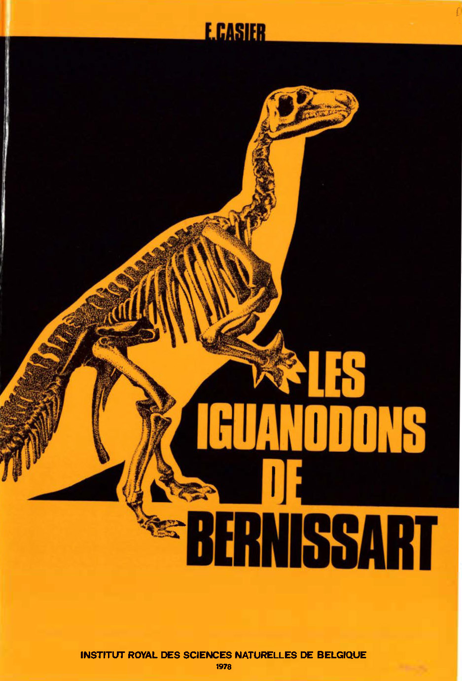 Voorpag Les Iguanodons de Bernissart E Casier 1978.jpg