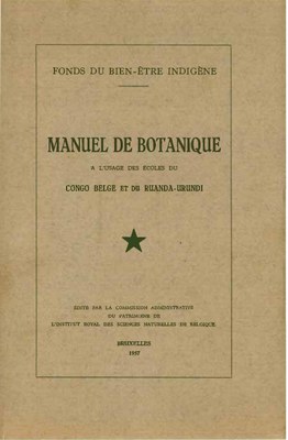 Voorpag Manuel de Botanique a l'usage des écoles du Congo Belge et du Ruanda-Urundi 1957.jpg