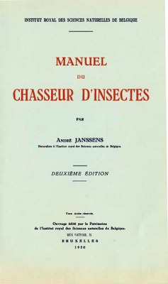 Voorpag Manuel du Chasseur d'Insectes Deuxième Edition André Janssens 1950.jpg