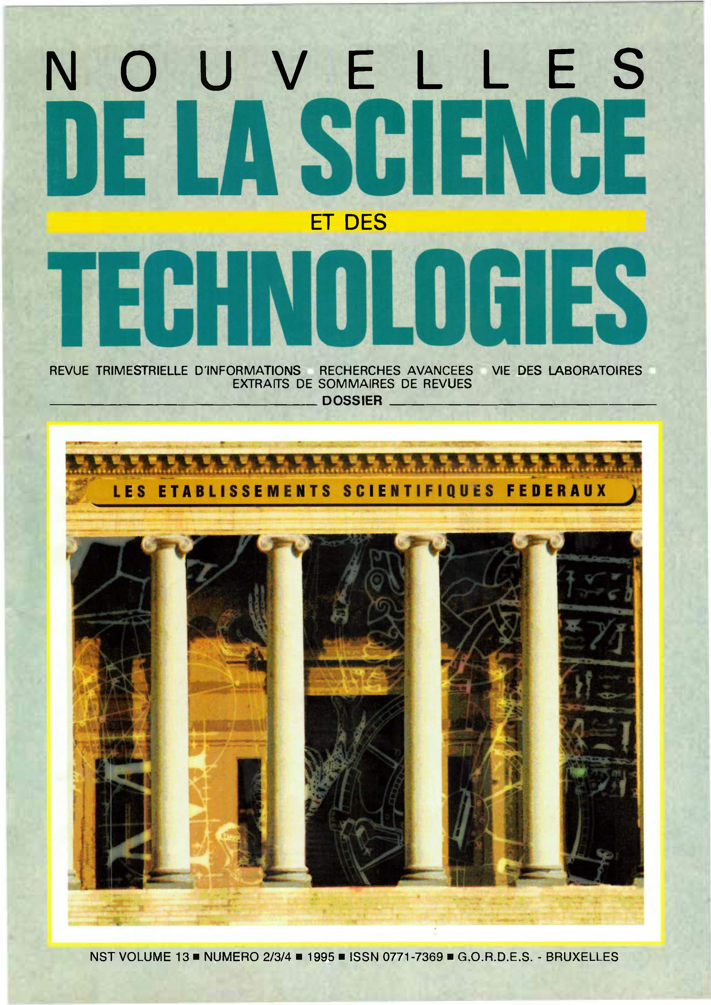 Voorpag Nouvelles de la science et des technologies 1995.jpg
