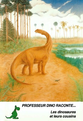 Voorpag Professeur dino raconte... Les dinosaures et leurs cousins 1995.jpg
